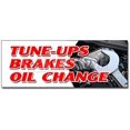 thumbnail image 1 of 36" Tune UPS Brakes Oil Change Decal Sticker Cars a/c Brake Muffler tire tech, 1 of 1