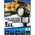 thumbnail image 2 of Luces LED para jardín SUNVIE 12W 900 lm impermeables, paquete de 8, 2 of 6