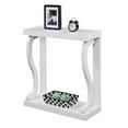 thumbnail image 4 of Pemberly Row Modern Console Table in White Wood Finish, 4 of 7