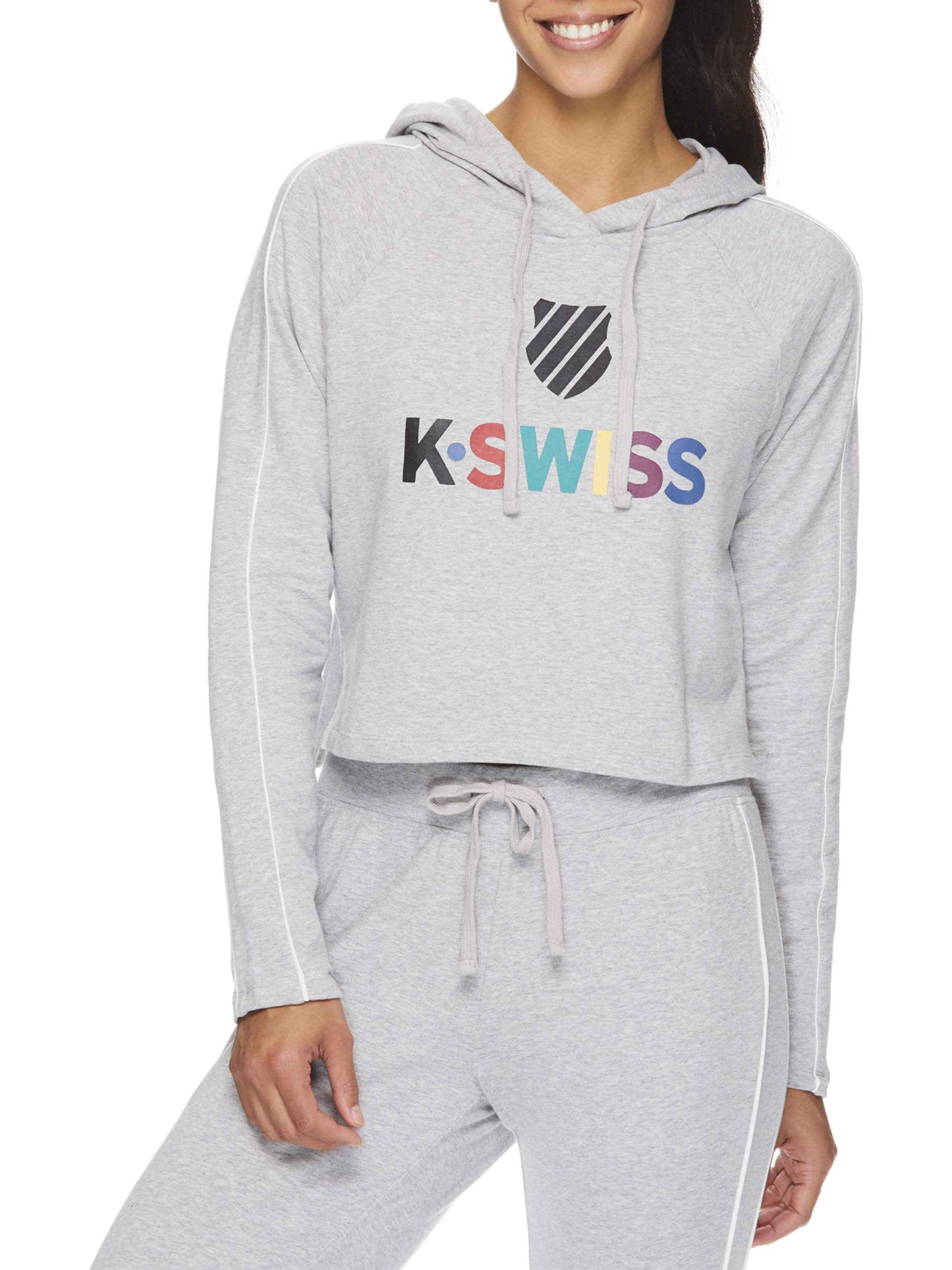 Sweatwater Womens Color Block Baggy Print Zip Up Drawstring Pullover Hooded Sweatshirts