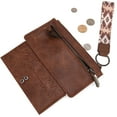 thumbnail image 7 of Wrangler Purses for Women Western Clutch Purse Rfid Wallet Womens, Light-Coffee, 7 of 7