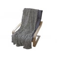 thumbnail image 3 of Geometric Soft Flannel Fleece Throw Blanket, Cubic Forms with Inner Abstract Stripes Modern Mosaic Design, Cozy Plush for Indoor and Outdoor Use, 50" x 70", Charcoal Grey and Ivory, by Ambesonne, 3 of 5