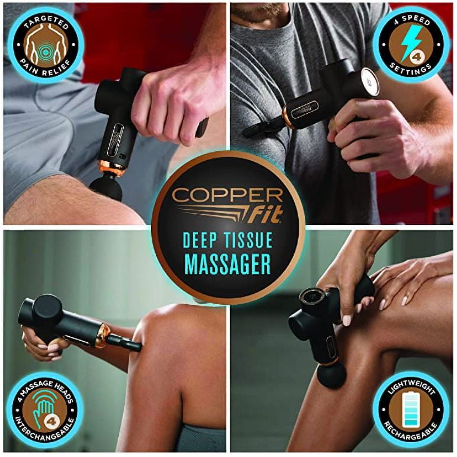 CORN Mini Massage Gun, Handheld Muscle Deep Tissue Massager