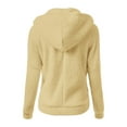 thumbnail image 3 of Blouses for women dressy casual Polyester Soft Clothing L Yellow womens blouses, 3 of 4