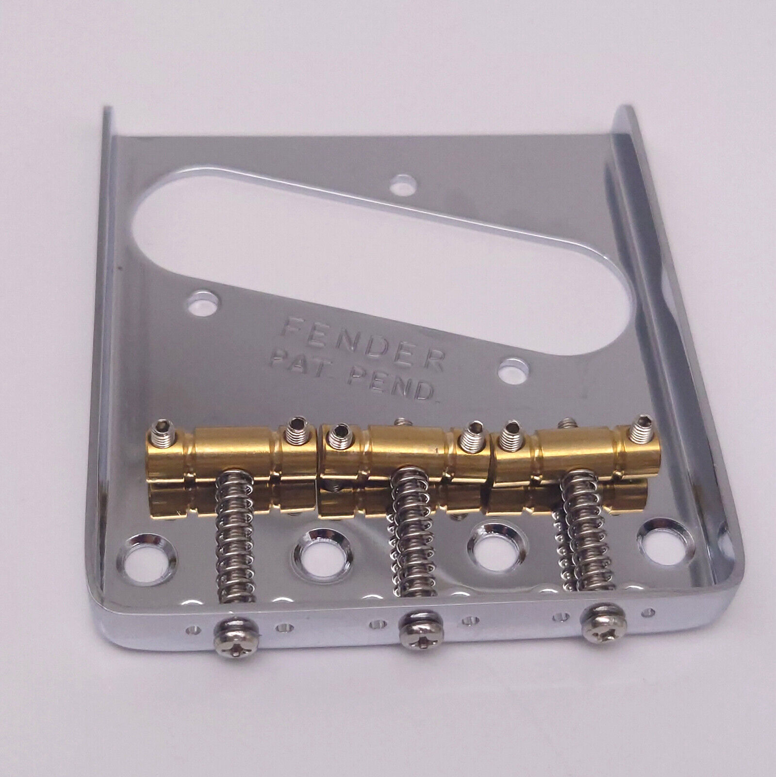 6 String Electric Guitar Bridge Vintage Gold Chrome for Fender Telecaster Guitar Replacement Parts