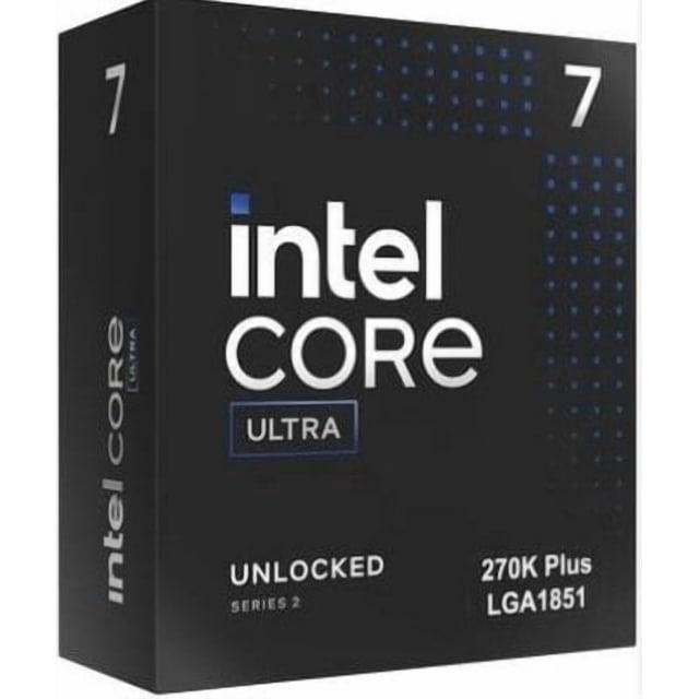 Procesador INTEL Core Ultra 7 270K Plus 36 TOPS 5.5 GHz 24 Core LGA 1851 BX80768270K