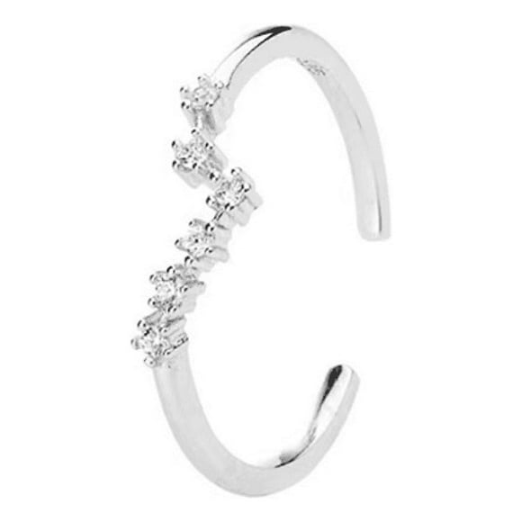 Horoscope Ring 925 Sterling Silver Statement Ring for Women