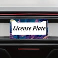 thumbnail image 7 of 1pc Multicolor Forest Moonlight 2-Hole License Plate Frame, Aluminum Material, 6x12 Inches with Screw Set, Retro Novelty Car Decoration Gift, Fits Standard US License Plate Size, 7 of 7