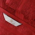thumbnail image 3 of Superior 4 Piece Bath Towel Set, Rayon From Bamboo and Cotton, Solid Terry Towels, Crimson, 3 of 5