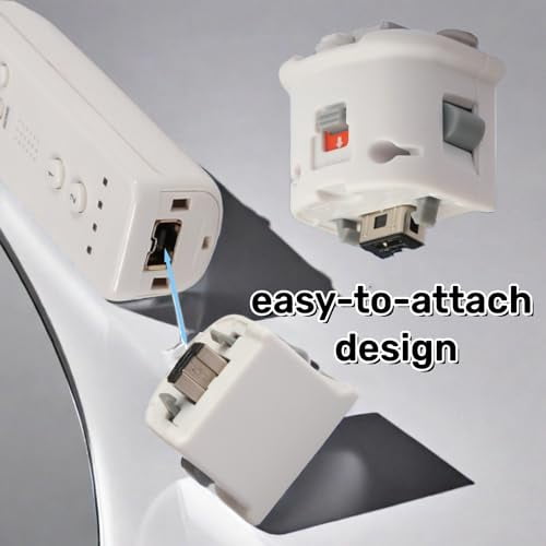 Motion Plus Adapter Attachment for Wii Remote Controller-1Pieces