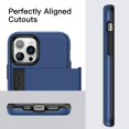 thumbnail image 7 of JETech Wallet Case for iPhone 12 Pro Max 6.7-Inch with Card Holder, Dual Layer Shockproof Protective Phone Cover, Sliding Hidden Slot (Cobalt Blue), 7 of 7