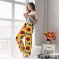 thumbnail image 5 of Pajama Pants Women - Bohemian Sunflower Soft Breathable Sleep & Lounge Pants for Women, Comfy Casual Pj Pants Bottoms with Pockets, 5 of 7