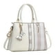 thumbnail image 2 of Bolso de mano para mujer, bolso de mano de gran capacidad, bolso de piel suave, elegante, con retazos, multicapa, 2 of 5