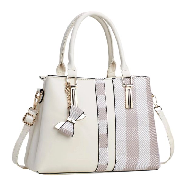 Bolso bandolera de patchwork para mujer: organizador multicapa, bolso de mano con correa ajustable, 30 x 13 x 23 cm, bolso de hombro moderno, accesorio para regalar.