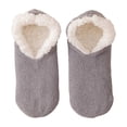 thumbnail image 2 of Lined Slipper Socks For Thick Warm Indoor Footwear With Grip And Cozy Floor Socks, 2 of 2
