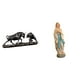thumbnail image 1 of Figura de toro chino moderno y escultura de la bendición de Lutero, decoración de escritorio, escultura animal para oficina, coche y regalos de cumple, 1 of 8