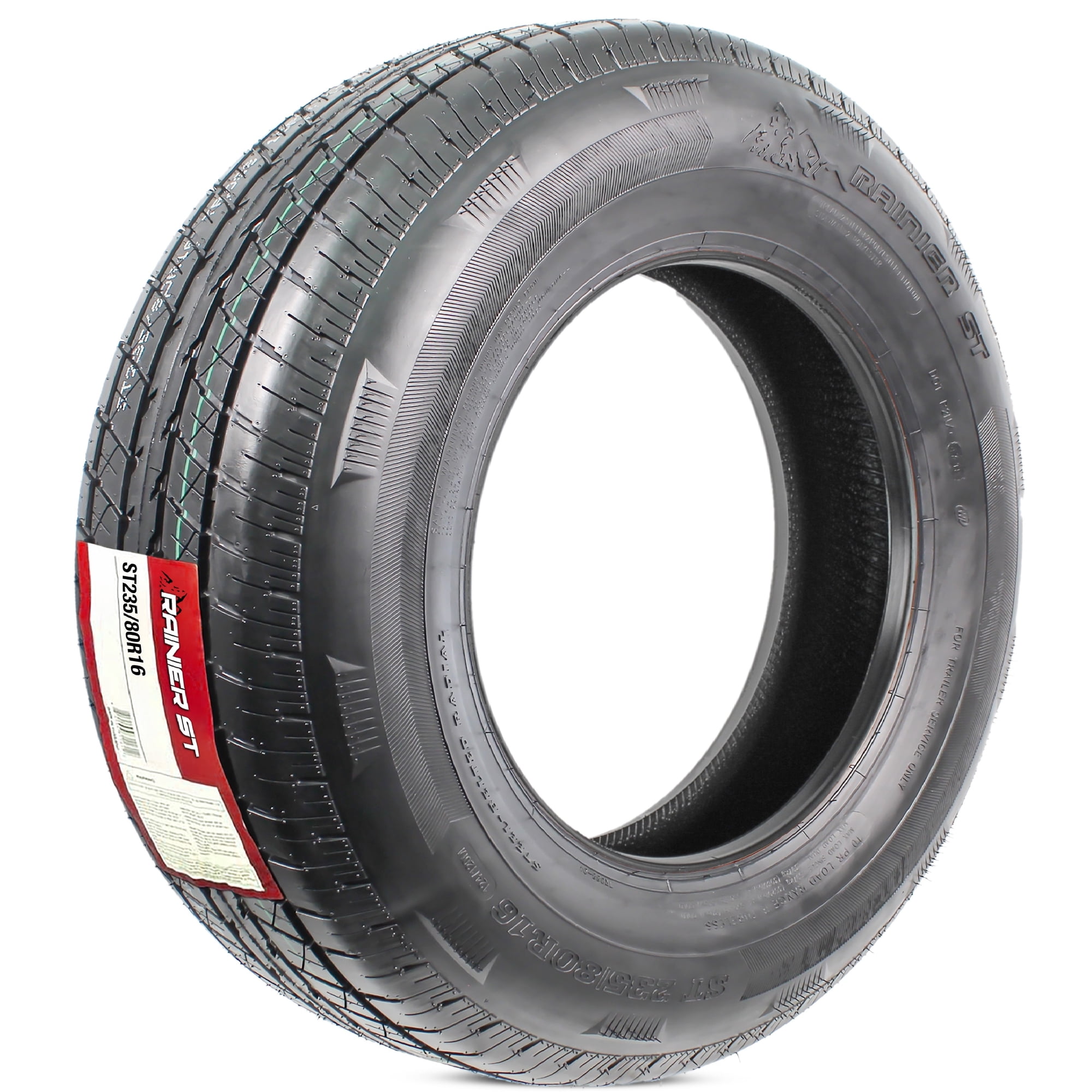 eCustomrim Radial Trailer Tire ST235/80R16 16 Inch Load Range E 6 Year Warranty
