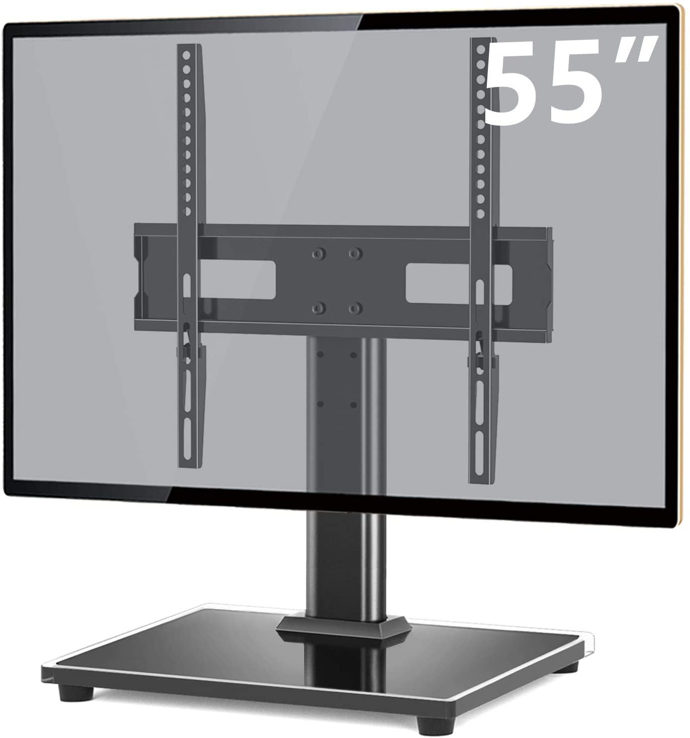 TableTop TV Stand Base with Universal Mount for 27-55 inch LCD LED OLED TVs 