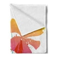 thumbnail image 2 of Colorful Soft Flannel Fleece Throw Blanket, Hawaiian Beach Party Theme with Lively Flowers Abstract Summertime Composition, Cozy Plush for Indoor and Outdoor Use, 50" x 60", Multicolor, by Ambesonne, 2 of 5
