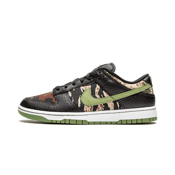 NIKE MENS Dunk Low "Black Multi-Camo" DH0957 001 DH0957 001 from Stadium Goods