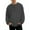 Gray, variant on Mens Long Sleeve Pullover Hoodie Solid Color Button Detail Nylon Spandex Blend Camp Wear Walk Wear Gym Clothes Wardrobe Staple Home Wear Basic Wear