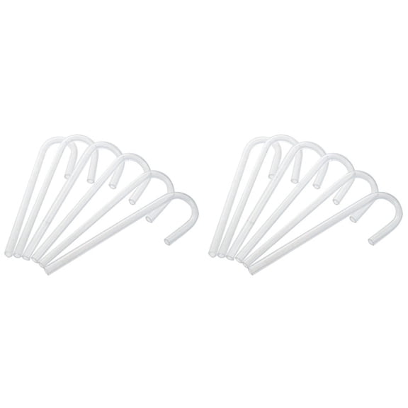 12Pcs Acrylic Pipe U Shape Tube Bend for Aquarium Co2 System/Diffuser