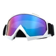 thumbnail image 1 of 3uds. Gafas de ciclismo antivaho máscara de esquí gafas para deportes de invierno al aire libre () blanco azul, 1 of 3