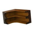 thumbnail image 1 of simhoa Corner Shelf 2 Tier Organization Elegant Space Saving Multipurpose Display Stand Walnut color, 1 of 8