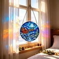 thumbnail image 4 of Aoznliie Christmas Acrylic Puzzle Suncatcher, Stained Glass Style Suncatcher for Window Decor, 7.5 inch Gift for Xmas, Mom, Birthday, Housewarming, 4 of 8