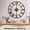 Black-24 Inch, variant on 24 Inch Black Metal Roman Numeral Decorative Wall Clock