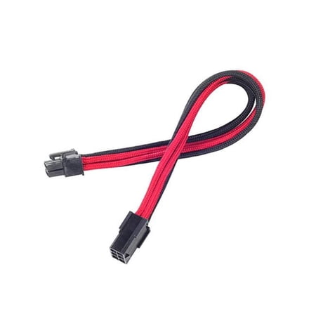 6 Pin 250 mm Power Cable Extender - Black with Red price history on PriceWatchPro