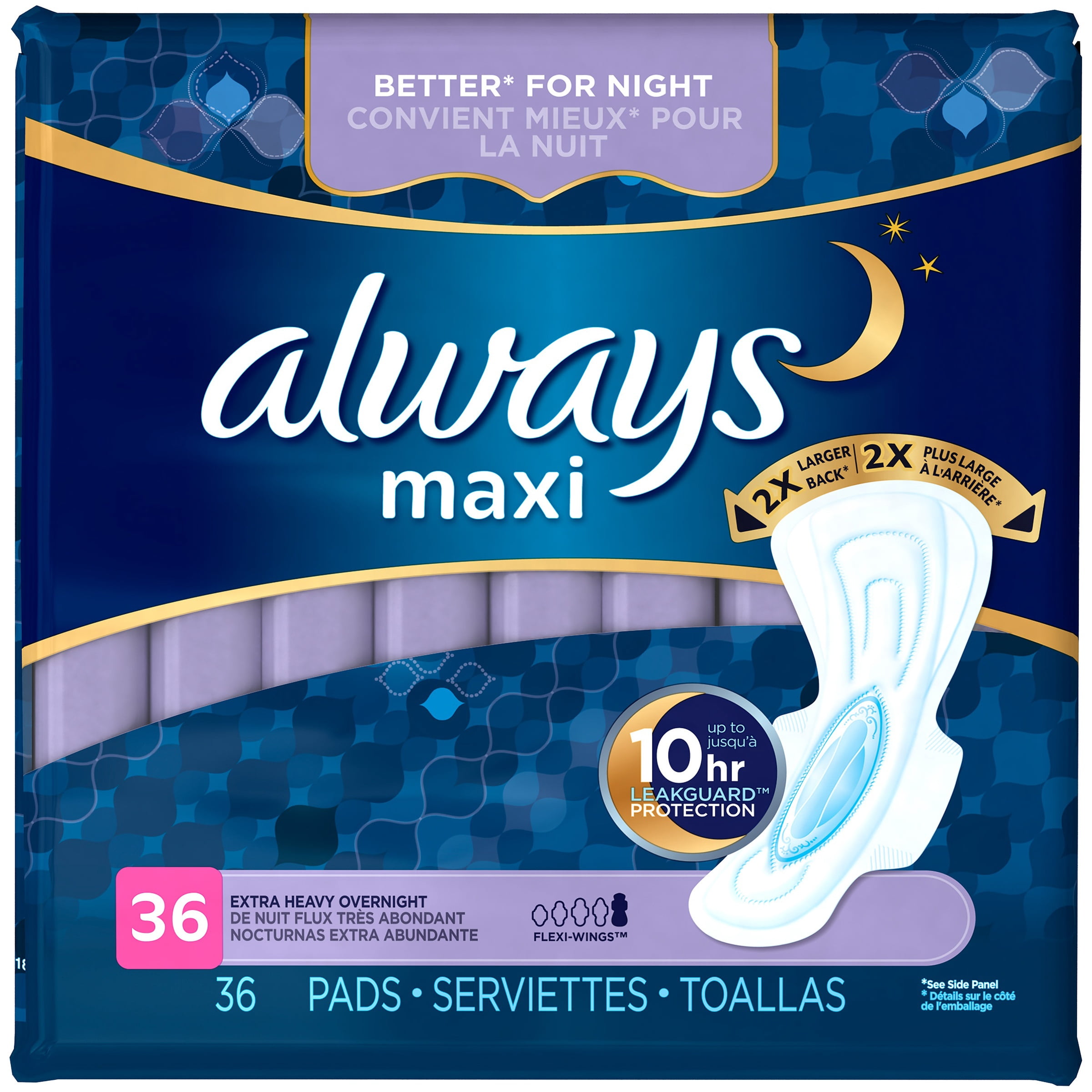 Always Sanitary Napkins With Wings for Extra Heavy Flow