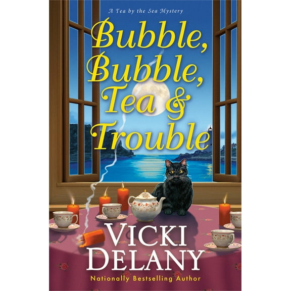 Tea by the Sea Mysteries Bubble, Bubble, Tea and Trouble, (Hardcover)