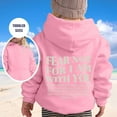 thumbnail image 4 of BOOMNY Unisex Boys Girls Hoodie Long Sleeve Hoodies For Girls Letter Graphic Soft Fall Winter Hooded Sweatshirt, 4 of 7