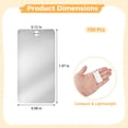thumbnail image 4 of 100 Pcs Metal Engraving Blanks, Stainless Steel Blank Tags, Rectangle Engraving Pendants, Metal Stamping Blanks for DIY Keychains, Dog Tags, Crafts, 1.97x0.98", 4 of 5