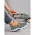 thumbnail image 2 of Women's Woven  Breathable Soft Shoes Walking Anti-slip Shoes Easy to Wear Anti-slip Sneakers, 2 of 6