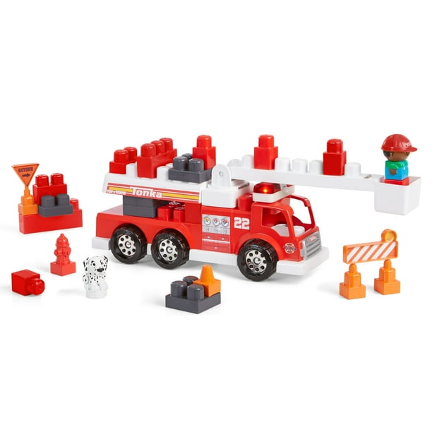 Tonka 33018 Mighty Builders Fire Tuff Truck Playset - Walmart.com - Walmart.com