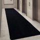 thumbnail image 1 of Ottomanson Alfombra antideslizante con parte trasera de goma de diseño sólido, 3 x 16, para interior/exterior, para pasillo, cocina, sala de estar, garaje, patio, 2 pies 7 pulgadas x 16 pies, color ne, 1 of 1