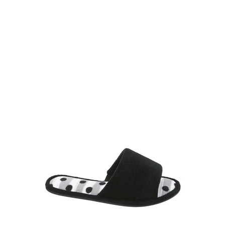 DF by Dearfoams Womens Terry One Band Slipper