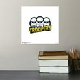 thumbnail image 4 of Gallery Pops Star Wars - Dark Side Distressed Stormtrooper Logo Wall Art, Unframed Version, 12" x 12", 4 of 5