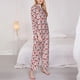 thumbnail image 3 of Balery Ladybugs 2 Conjunto de Pijama con Estampado para Mujer, Conjunto de Dos Piezas con Manga Larga, Ropa de Dormir Suave con Bolsillos, Pijamas Cómodos-X-Large, 3 of 7