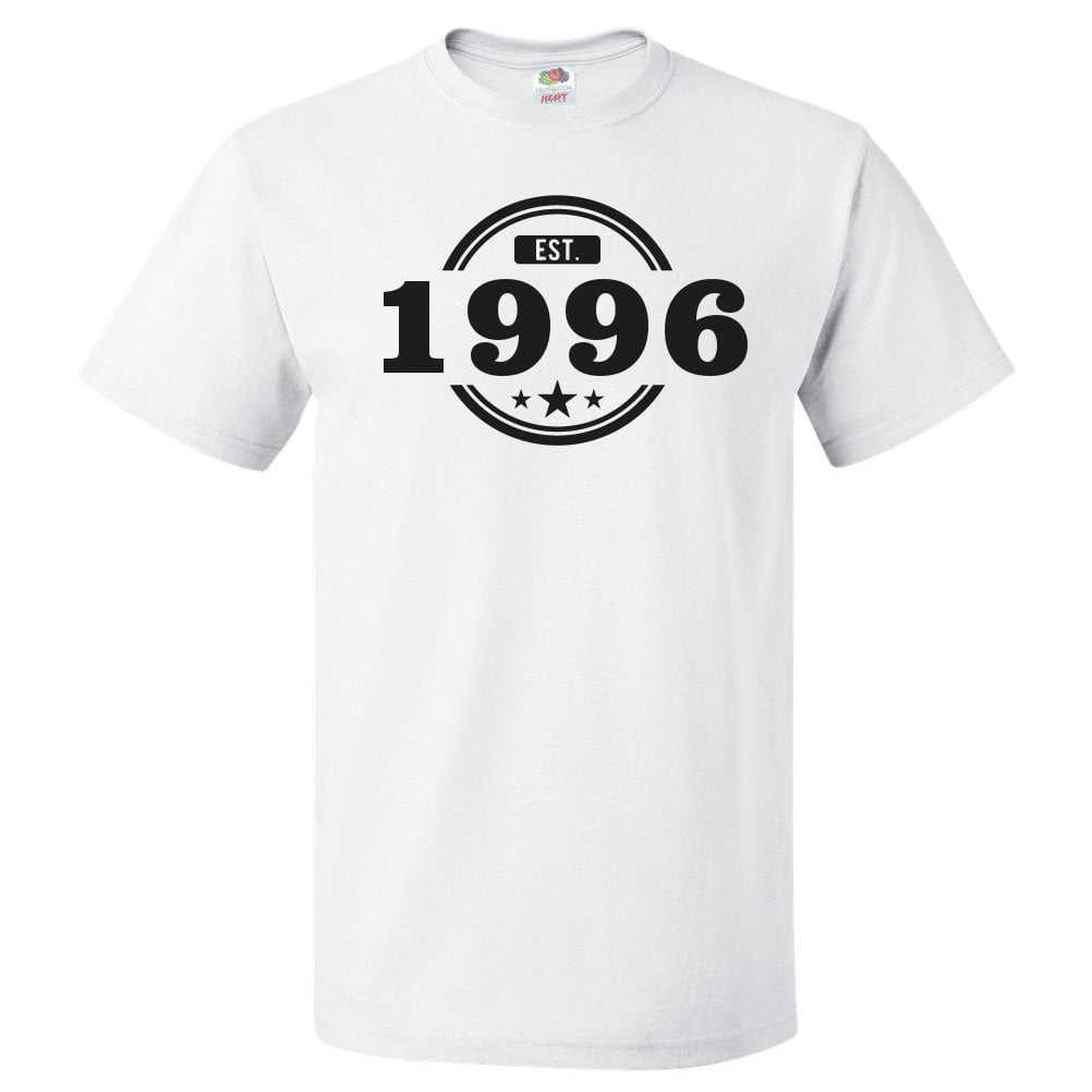 Unisex Shirt Full Size Handmade. Retro Vintage Classic 1996 25th Birthday Guitar Player Gift Tshirt Classic