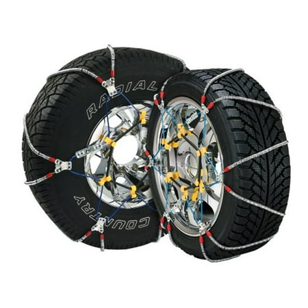 Super Z 6 Compact Cable Tire Snow Chain Set for Cars, Trucks, and SUVs |