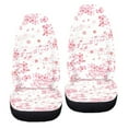 thumbnail image 6 of ZIATUBLE Cherry Blossom Music Front Seat Cover Set Soft High Back Saddle Blankets 2 Piece Auto Seat Protectors for Vehicles Car Interior Accessories Fit for Cars SUVs Sedan or Van, 6 of 7