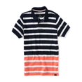 thumbnail image 1 of Polo de rugby Aeropostale para hombre con rayas de dos colores, azul, grande Aeropostale polo, rugbi, 1 of 1
