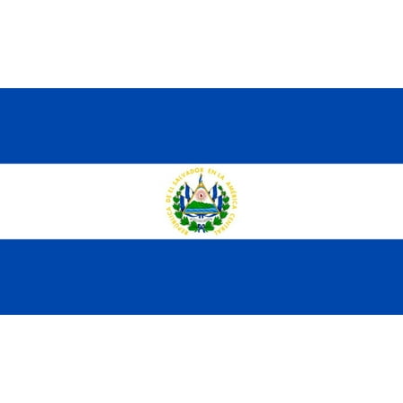 El Salvador Flag Decal Sticker - 6 inches wide