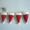 thumbnail image 2 of 12/set Mini Christmas Santa Hat for Bottle Cover & Cutlery Holder, 2 of 8