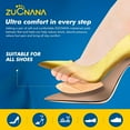 thumbnail image 3 of Shoe Inserts for Women (2Pairs Gel Insoles), Clear Heel Pads, Non-Slip Heel Cushions, Foot Pain Relief and Comfort, Universal Fit for Any (Dorado), 3 of 12