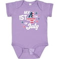 thumbnail image 3 of Inktastic My 1st 4th of July with Striped Stars Boys or Girls Baby Bodysuit, 3 of 5