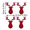 thumbnail image 3 of Christmas Gifts Red Folk Bag Tableware Set Deer Head Xmas Red 4 Pieces, 3 of 6